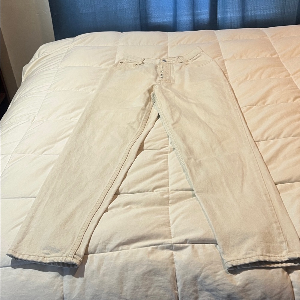 Vintage Lawman’s White Jeans - Picture 7 of 13